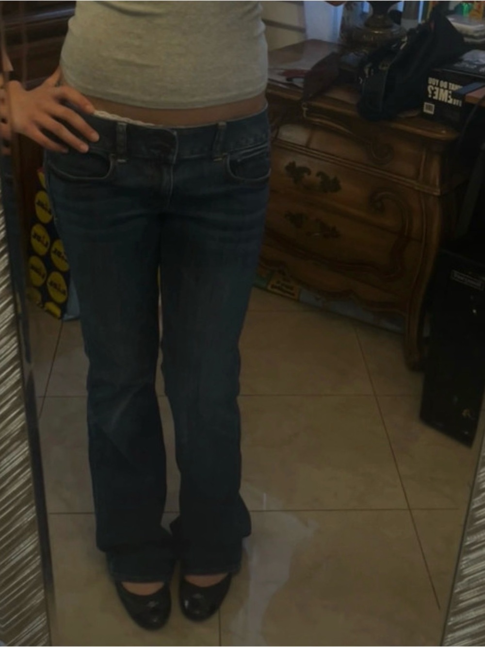 American Eagle Outfitters Dark Blue Women's Bootcut Jeans